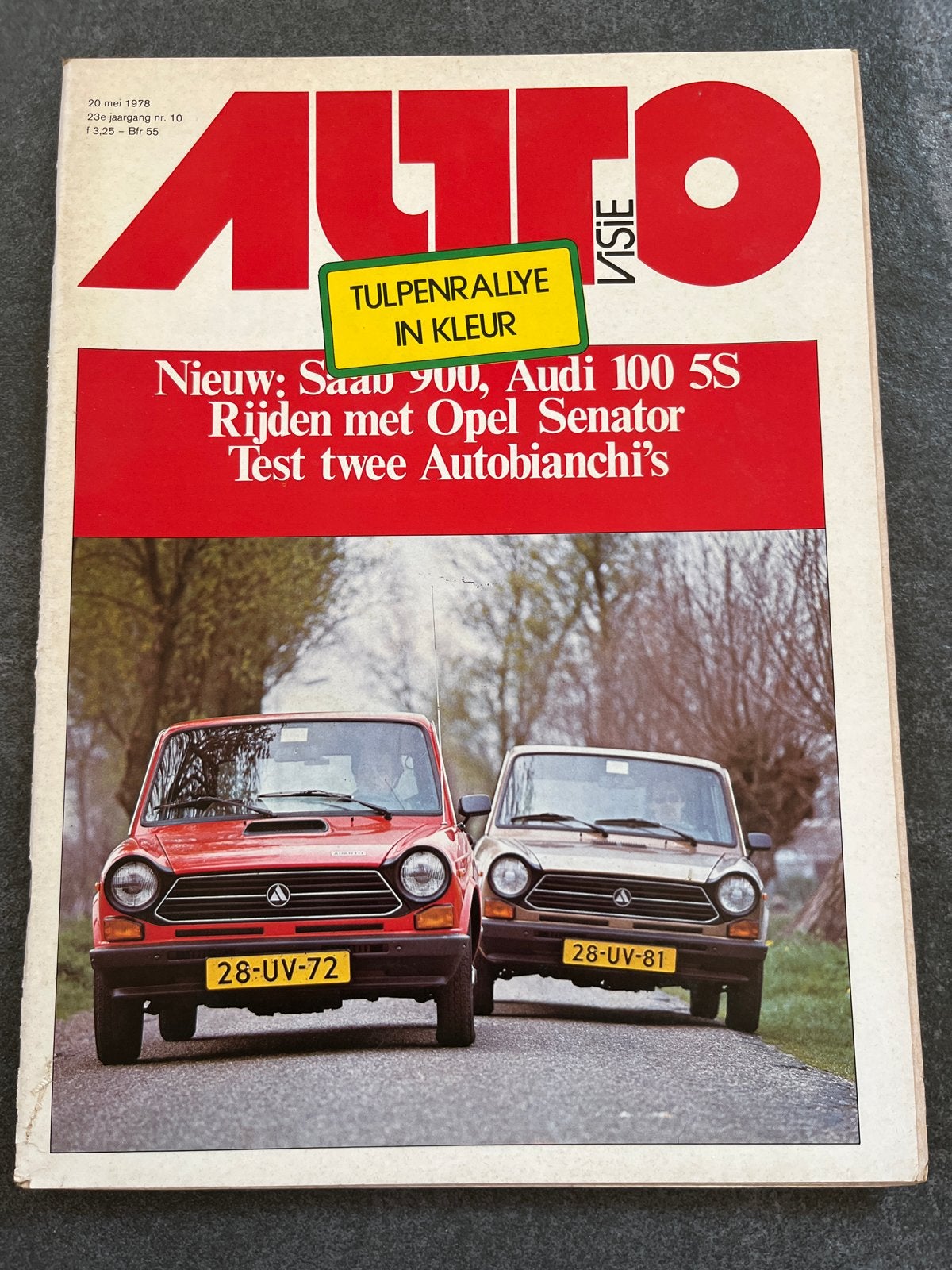 Autovisie - Autobianchi A112, Saab 900, Audi 100, R5 autom., Ophalen of Verzenden, Gelezen, Algemeen
