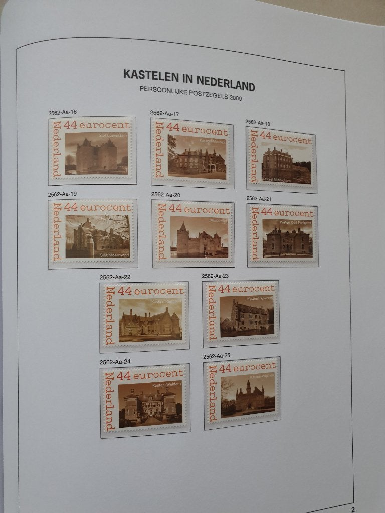 Nederland Complete Serie: Kastelen in Nederland (25 stuks), Ophalen of Verzenden, Na 1940, Postfris