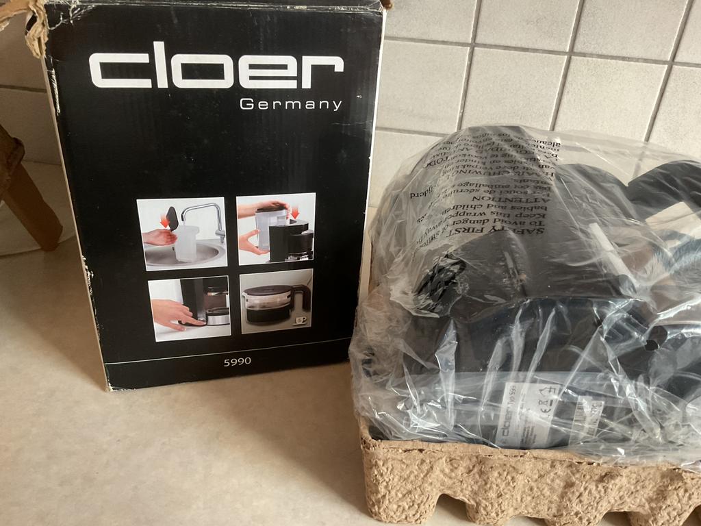 Cloer koffiezetapparaat, Ophalen, Zo goed als nieuw