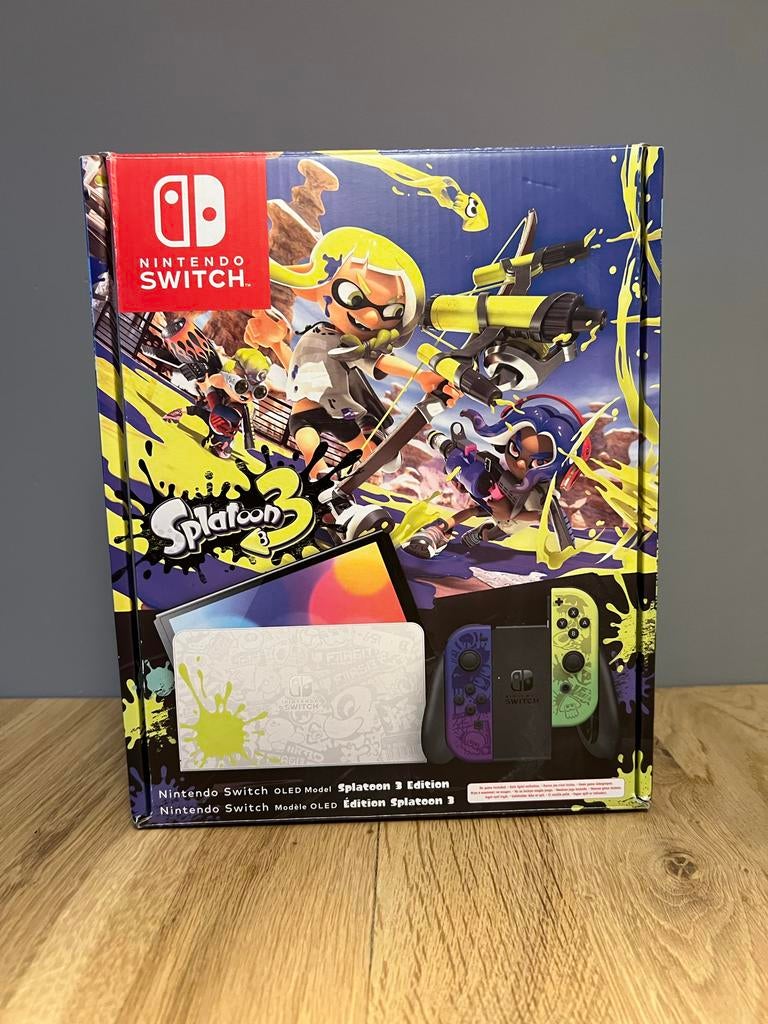 Nintendo Switch OLED Splatoon 3 Editie, Overige genres, 1 speler, Ophalen of Verzenden, Zo goed als nieuw