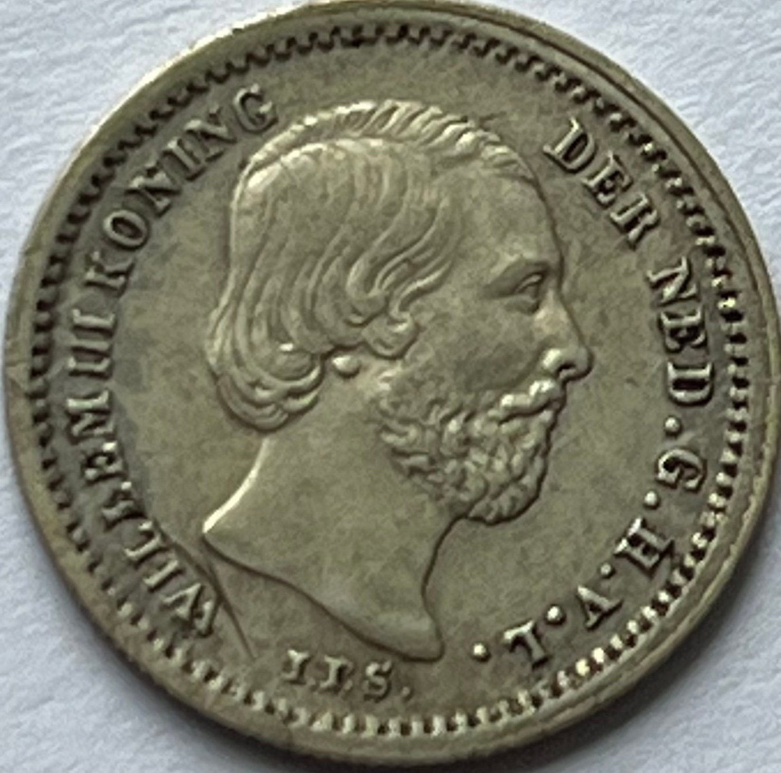 Heel mooi stuivertje 1876, Koning Willem III, Zilver, Ophalen of Verzenden, Losse munt