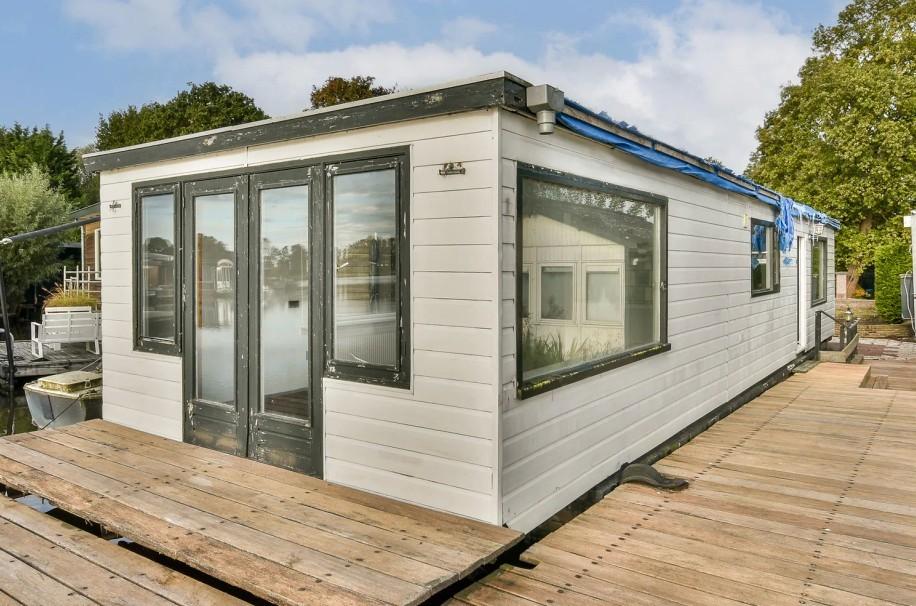 Woonark 14,50 x 4 M betonnen bak tk Haarlem, Noord-Holland, 2 kamers, Verkoop zonder makelaar, 56 m²