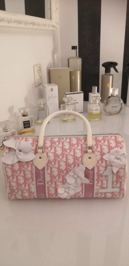 Christian Dior tas, Ophalen of Verzenden, Zo goed als nieuw, Roze, Handtas
