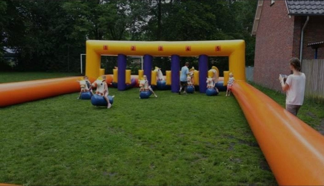 Springkussen Paardenbaan te koop, Ophalen, Overige