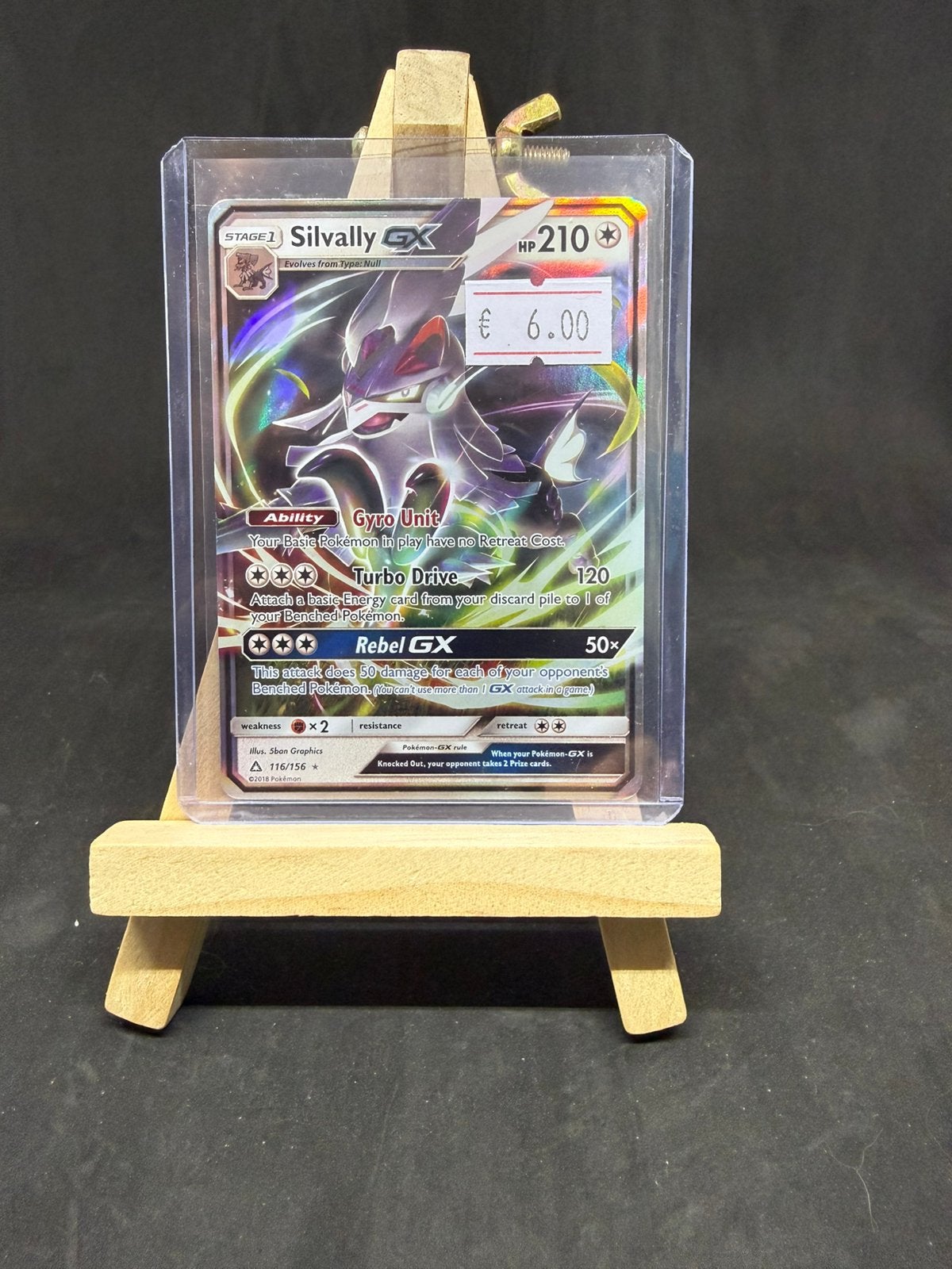 Silvally gx 116/156 nm/nm, Ophalen of Verzenden, Zo goed als nieuw