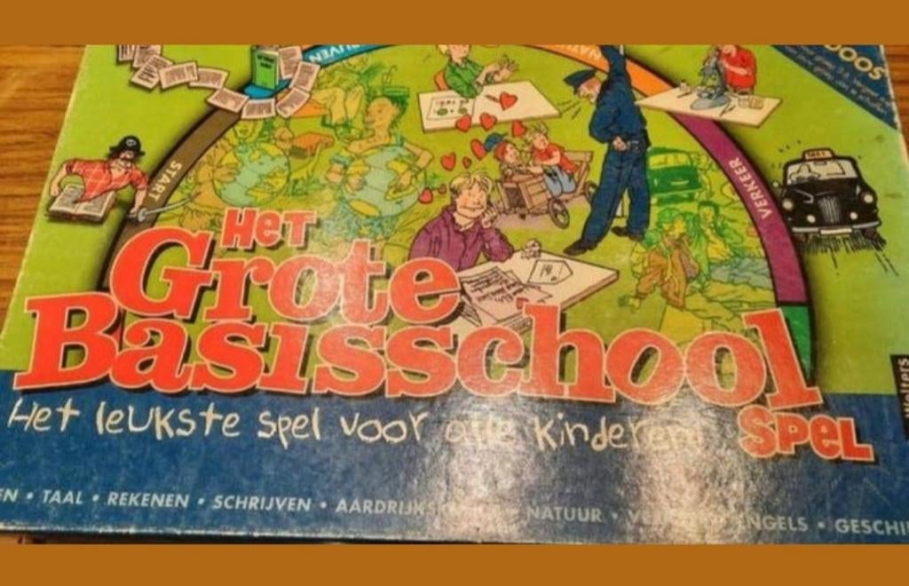 Het Grote Basisschool Spel - Educatief Bordspel, Vijf spelers of meer, Ophalen of Verzenden, Gebruikt, Wolters
