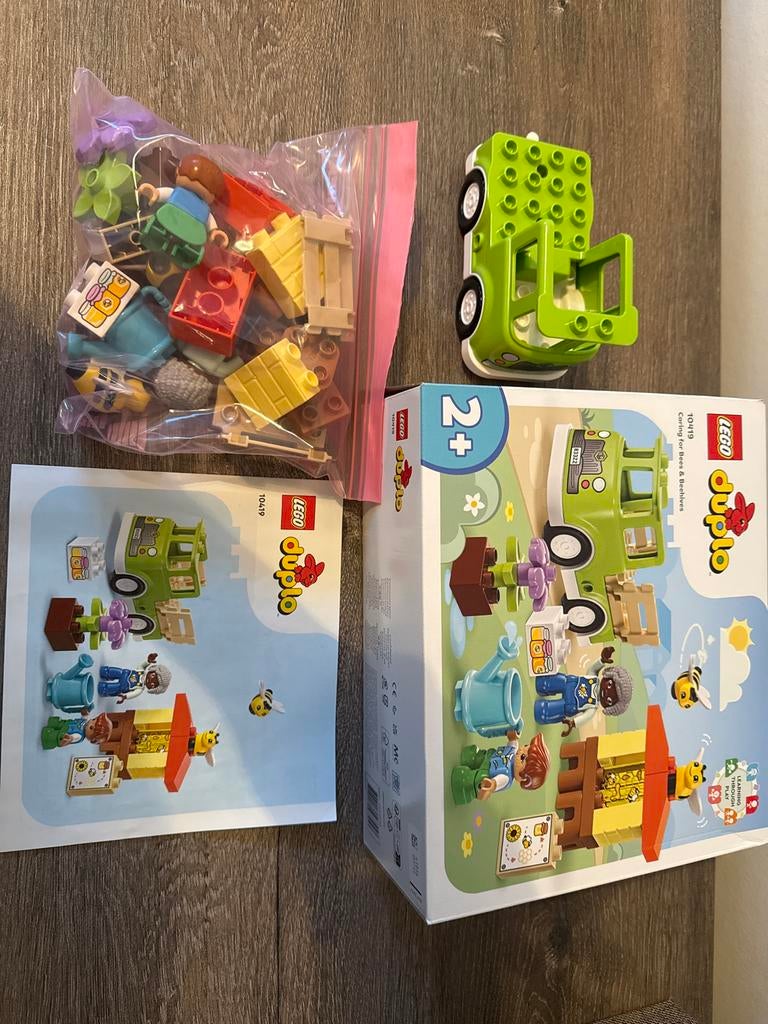 LEGO Duplo 10419 Bijen en Bijenkorven - Compleet, Ophalen, Zo goed als nieuw, Complete set, Lego