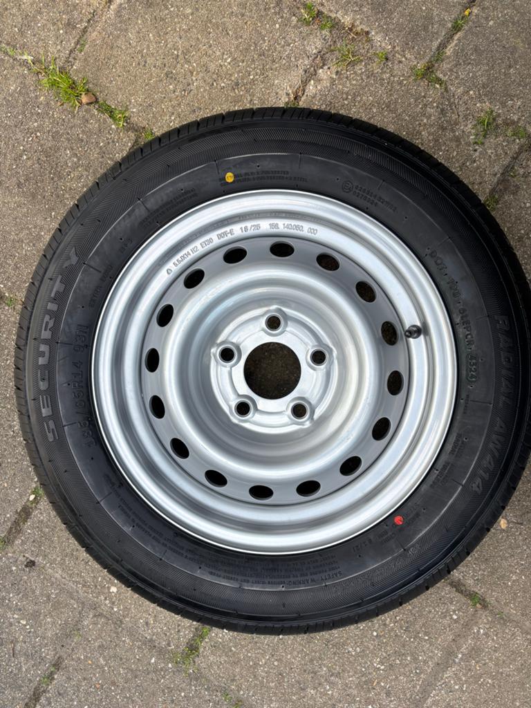 Nieuw reservewiel / aanhangerwiel 185/65R14 93N XL – 5x114.3, Ophalen, Nieuw
