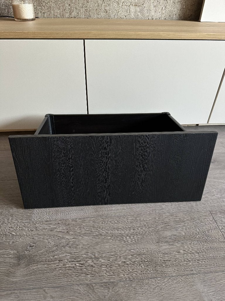 IKEA BESTÅ Timmerviken Lade (inc. geleiders) + 2 Deurtjes, Ophalen, 50 tot 100 cm, Zo goed als nieuw, Minder dan 100 cm