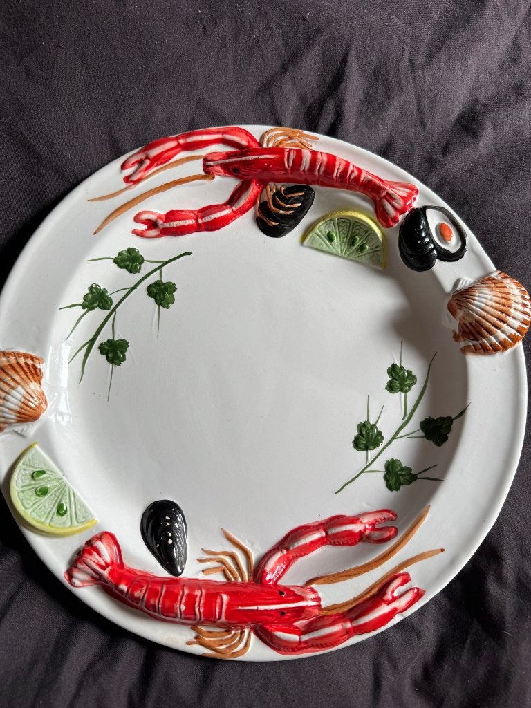 Vintage Italiaans bord, Antiek en Kunst, Curiosa en Brocante, Ophalen of Verzenden