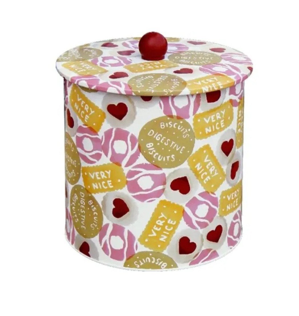 Leuke koektrommel Emma Bridgewater 'Digestive Biscuits', Huis en Inrichting, Keuken | Keukenbenodigdheden, Gebruikt, Voorraadpot