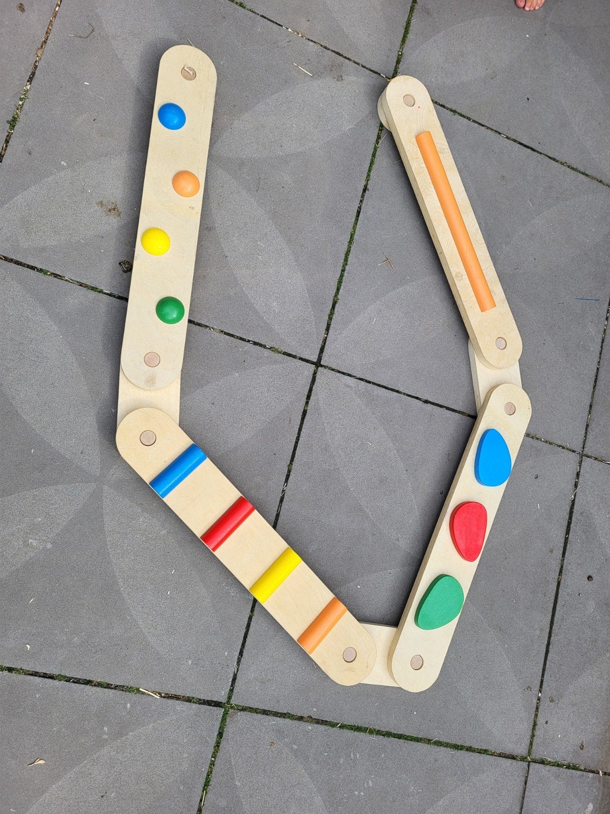 Evenwichtsparcours met hindernissen voor kinderen, Ophalen, Gebruikt