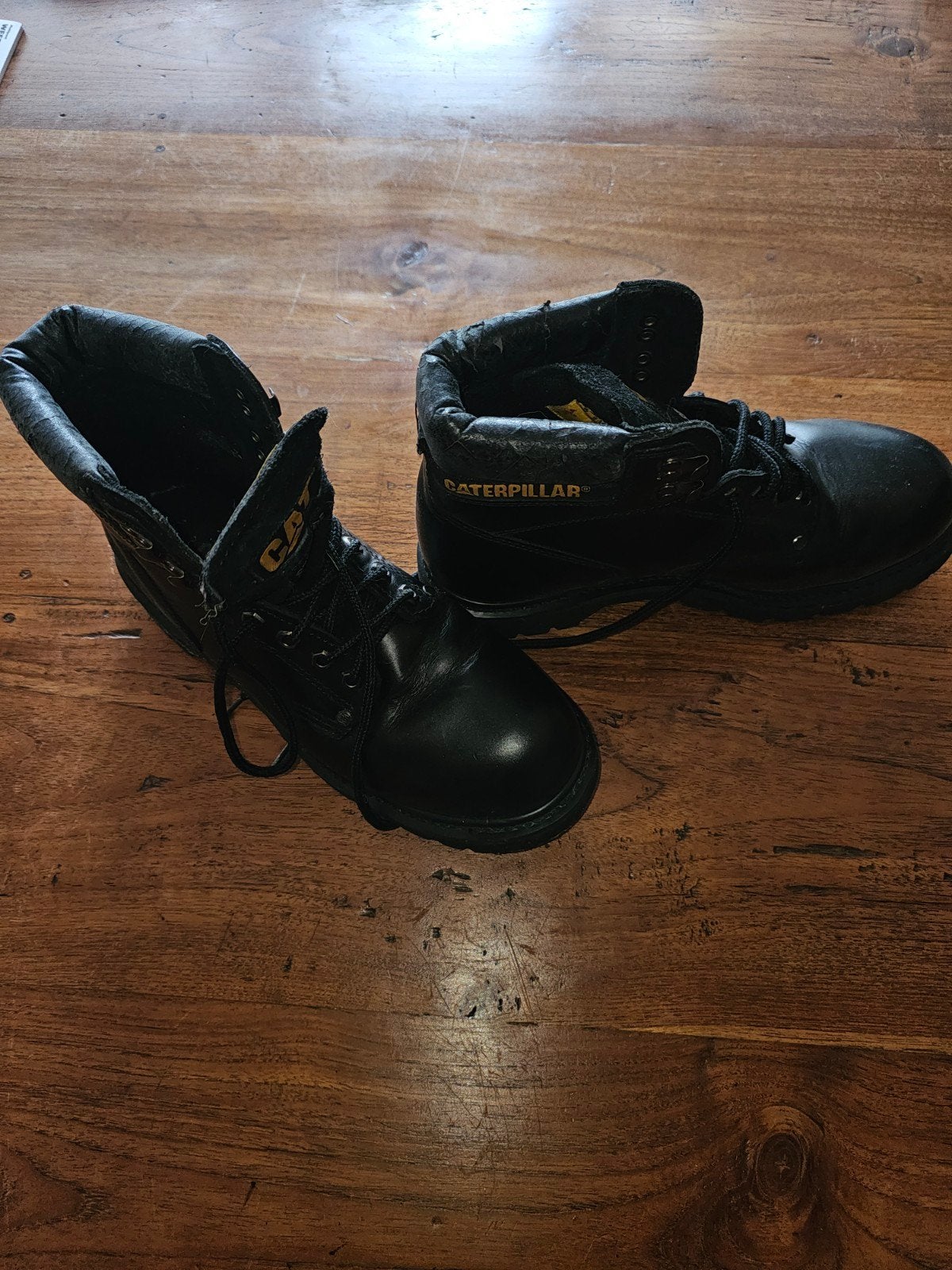 Caterpillar P9430 Zwarte Werkschoenen Maat 42, Zwart, Ophalen of Verzenden, Caterpillar, Werkschoenen