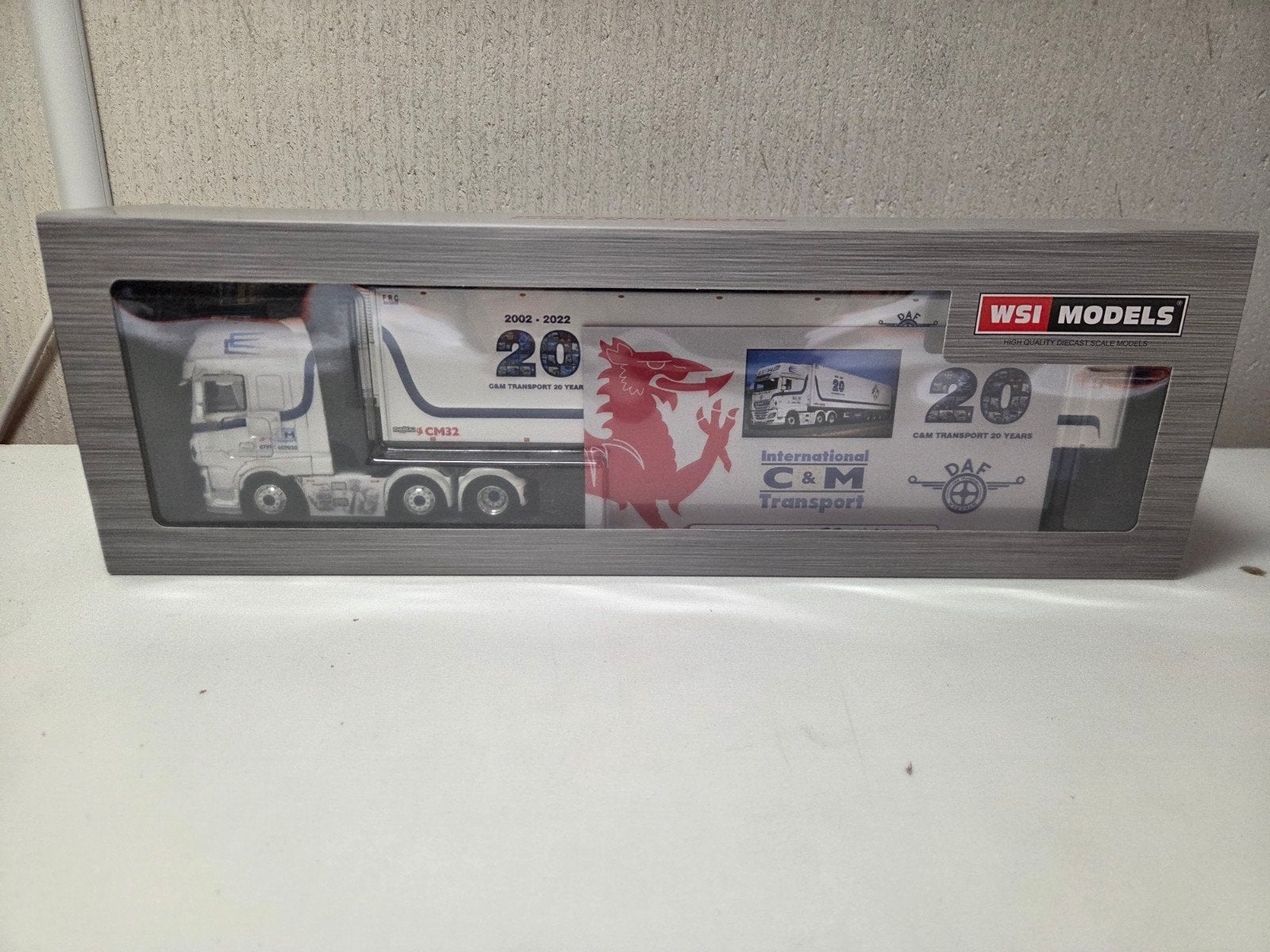 WSI DAF XF SSC C&M Transport, Hobby en Vrije tijd, Ophalen of Verzenden, Zo goed als nieuw, Bus of Vrachtwagen, Wsi