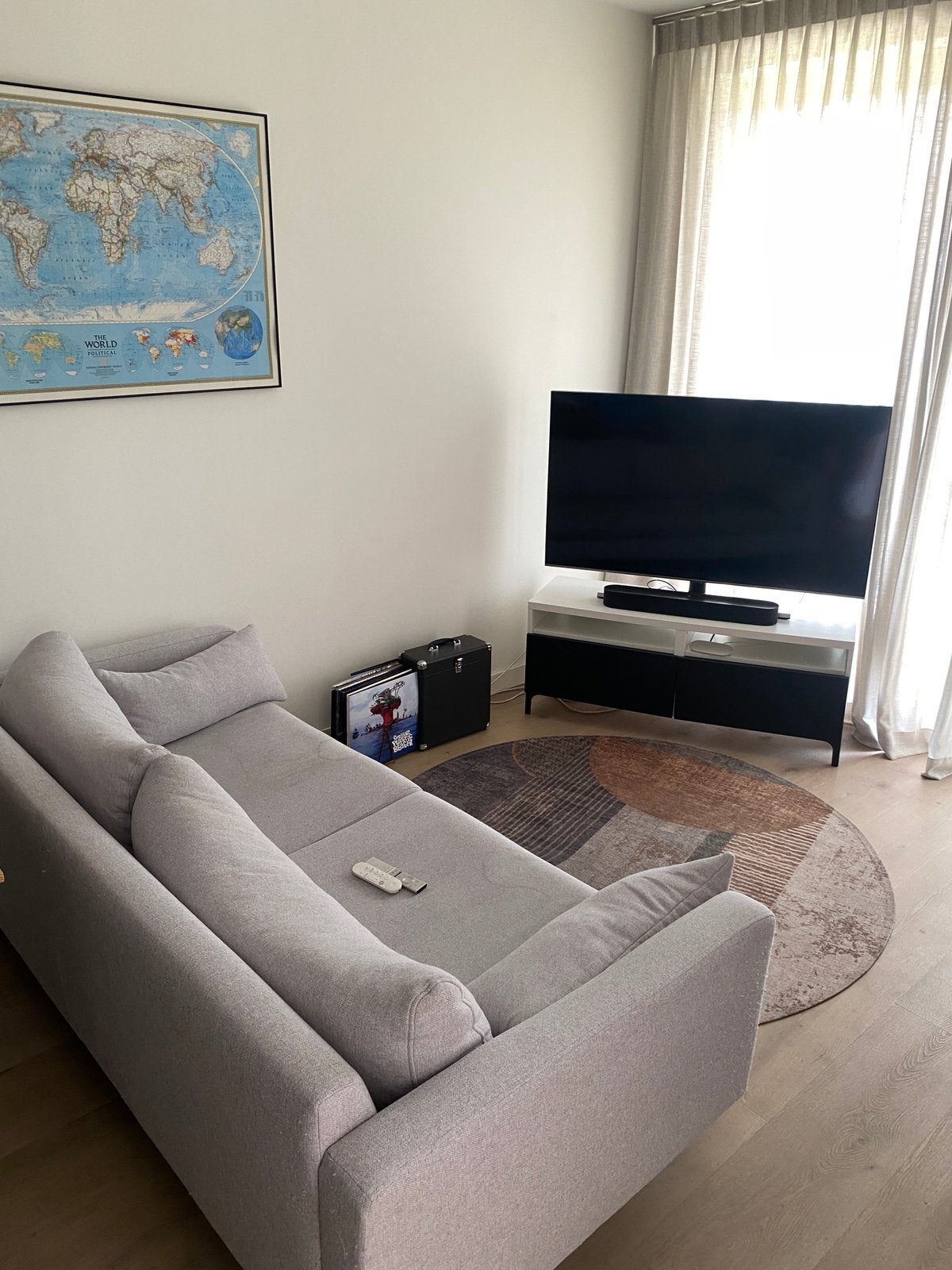 Tweezits bank – gratis op te halen (1 t/m 5 juli), Huis en Inrichting, Banken | Bankstellen, Ophalen, Gebruikt, 150 tot 200 cm