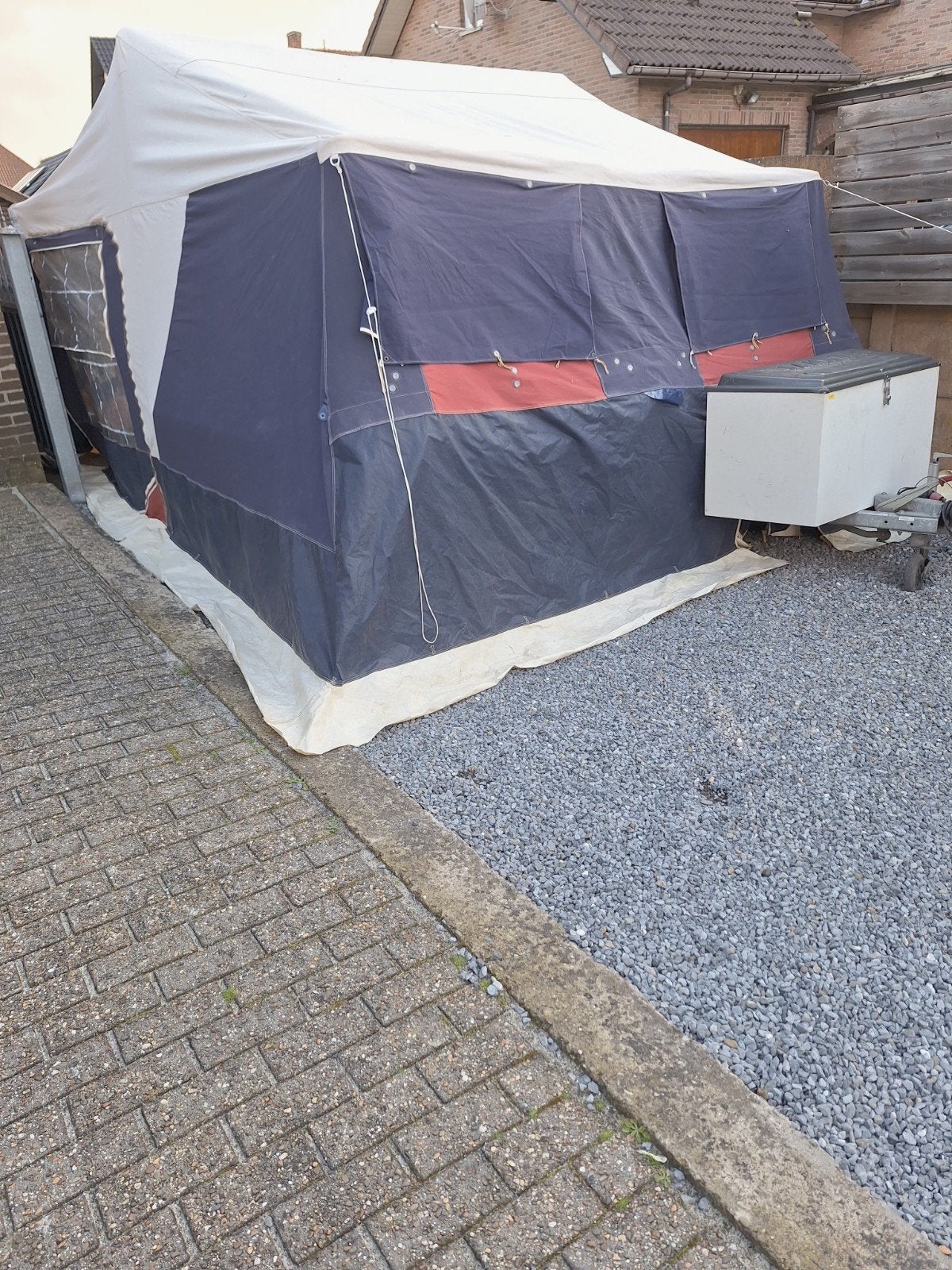 Jamet vouwwagen met keuken en veel extra's, Caravans en Kamperen, Ophalen, Tot en met 5
