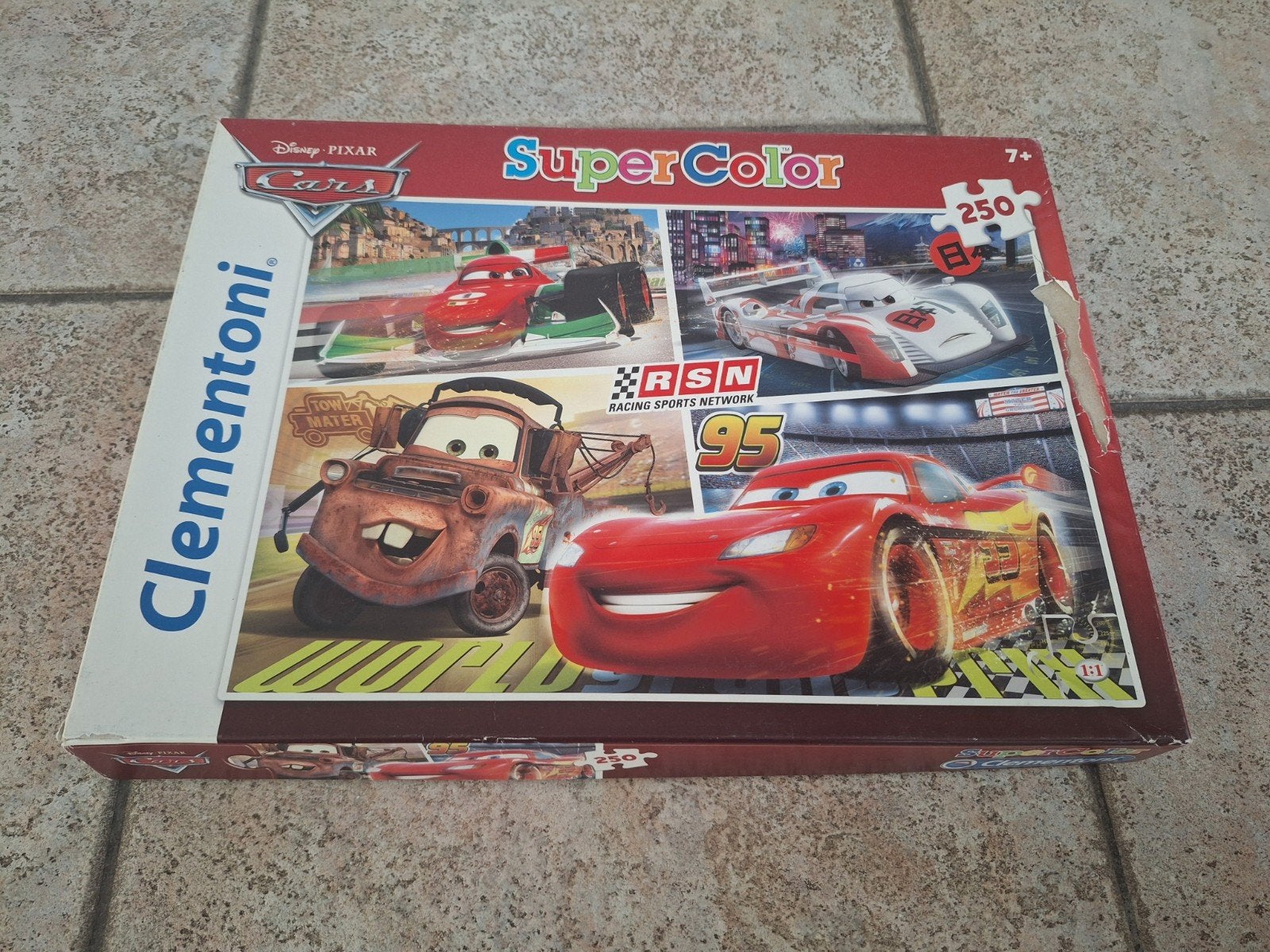 Clementoni Disney Pixar Cars SuperColor Puzzel 250 stukjes, Ophalen of Verzenden, Meer dan 50 stukjes, Gebruikt, 6 jaar of ouder