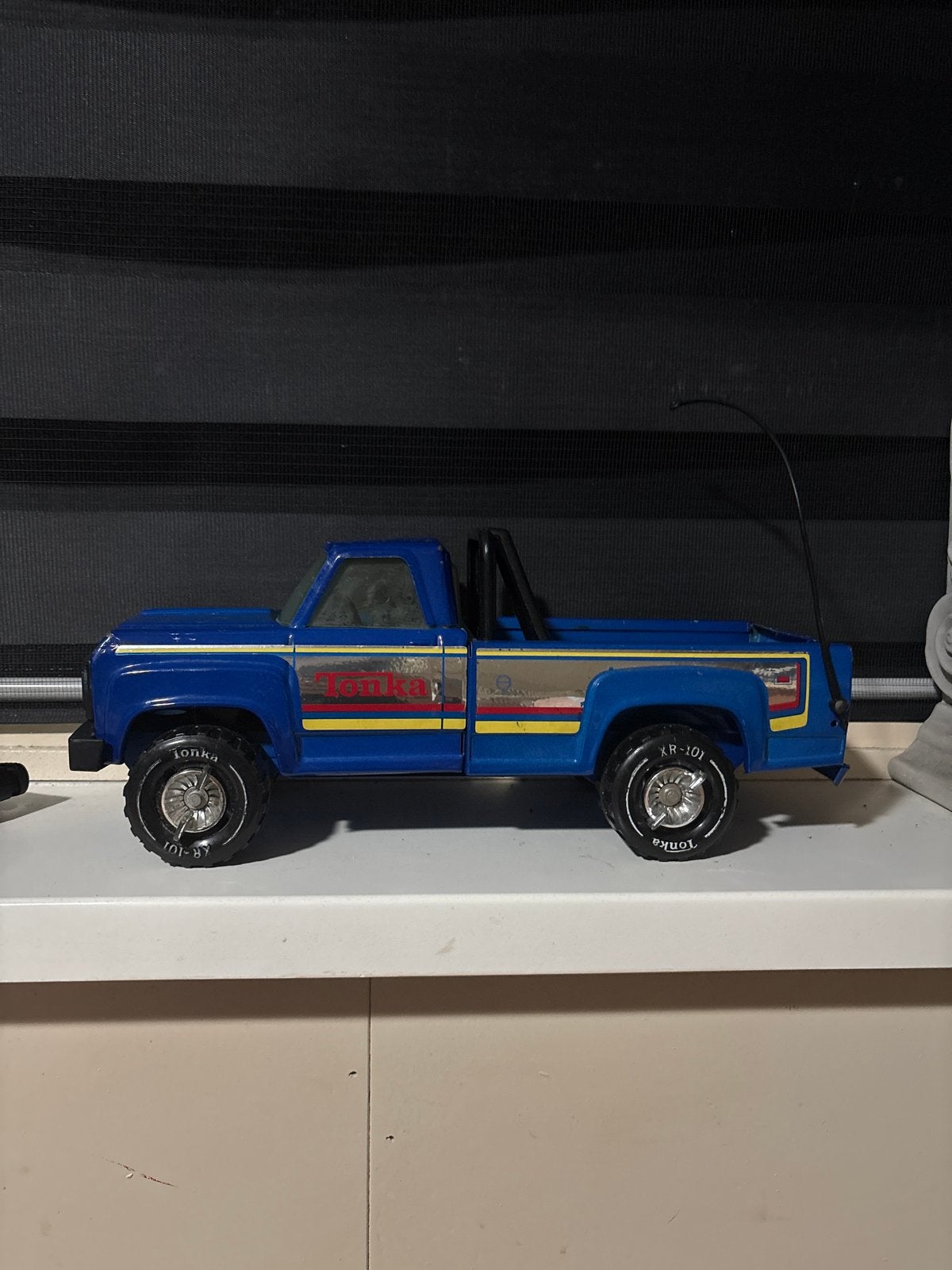 Tonka XR-101 Speelgoedtruck - Blauw, Ophalen of Verzenden, Gebruikt