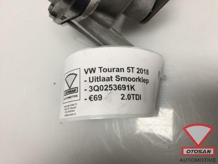 vw touran 5t 2018 vag uitlaat smoorklep 2.0tdi 3q0253691k, Gebruikt, Volkswagen, Volkswagen AG, Berliner Ring 2
38440  Wolfsburg, DE
