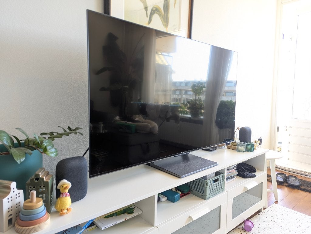 TCL 55C745 QLED 4K Google TV (144Hz, HDMI 2.1) Z.G.A.N., QLED, 120 Hz, Zo goed als nieuw, 100 cm of meer