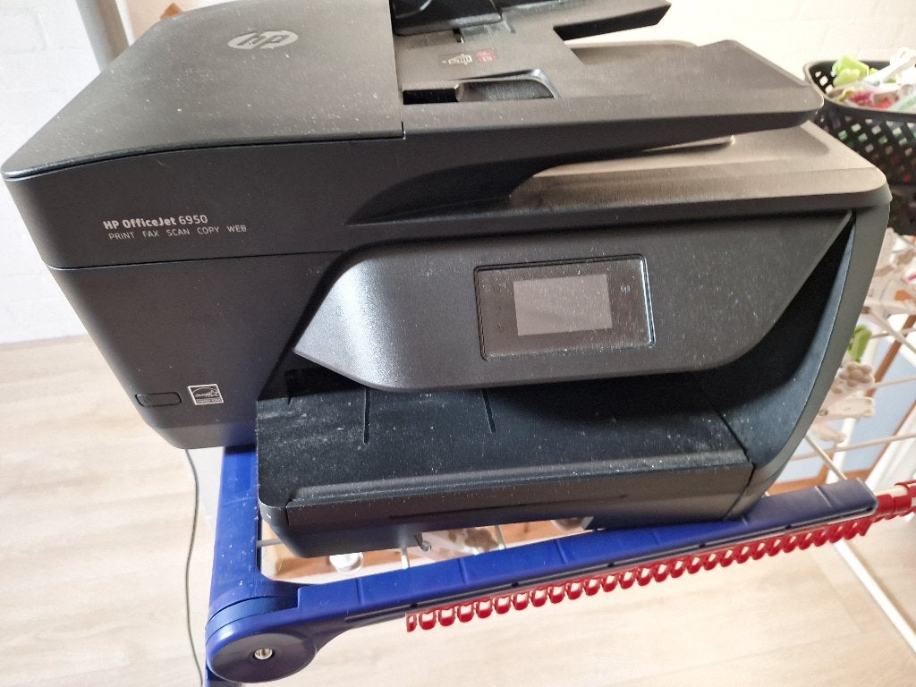 Te koop HP kleuren printer type 6950, Computers en Software, Printers, Ophalen of Verzenden, Zo goed als nieuw, Draadloos, Zwart-en-wit printen