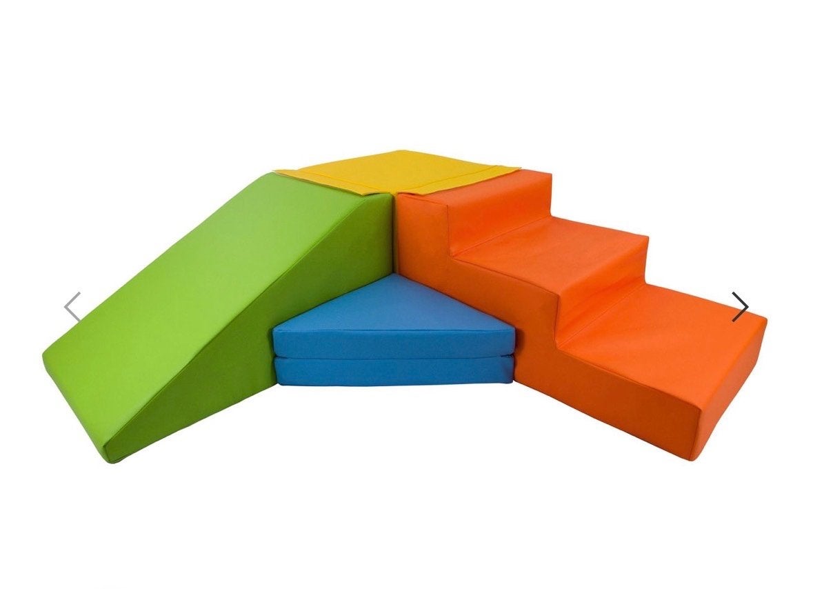 Jindl Speelset Foamblokken Trap + Glijbaan - Kleurrijk, Ophalen, Nieuw, Overige typen