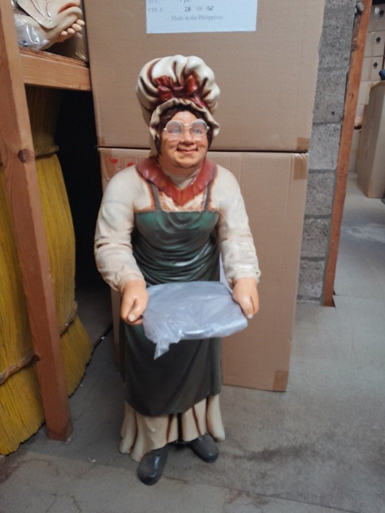 Waitress butlerbeeld 180 cm - butler, Verzamelen, Ophalen, Nieuw