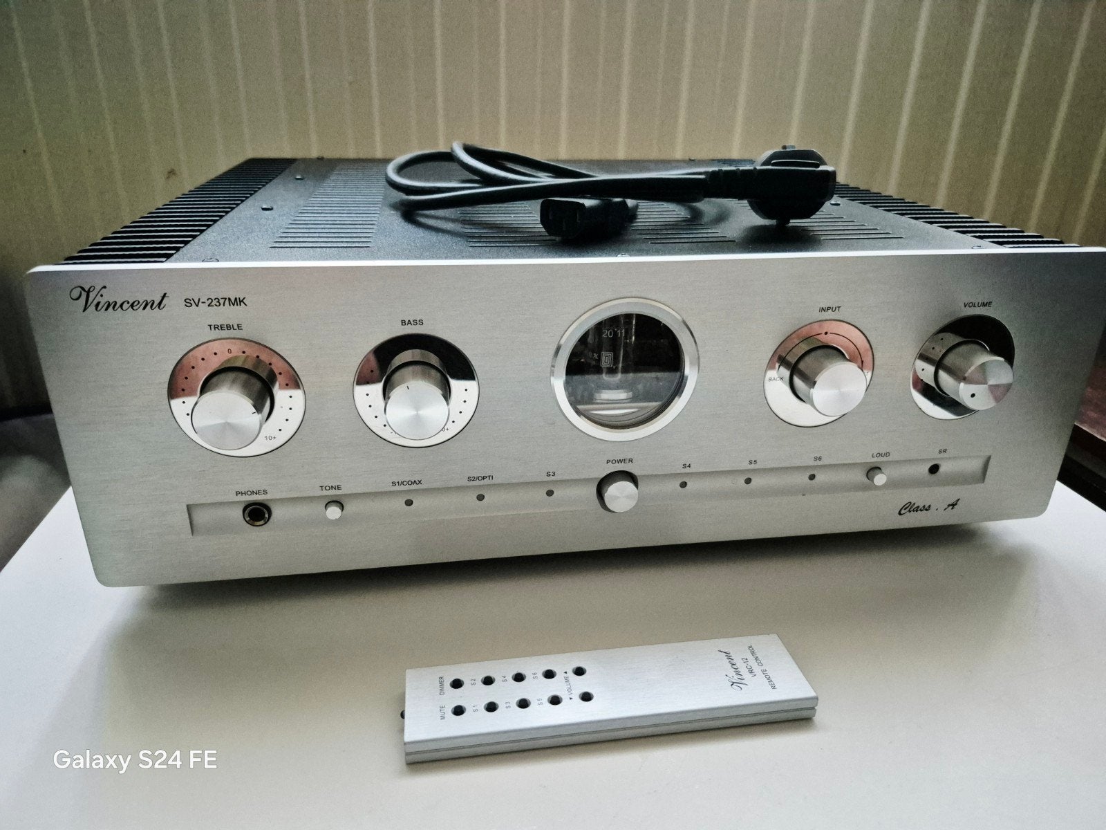 Vincent SV-237MK Geïntegreerde Buizenversterker, Gebruikt, 120 watt of meer, Stereo, Ophalen