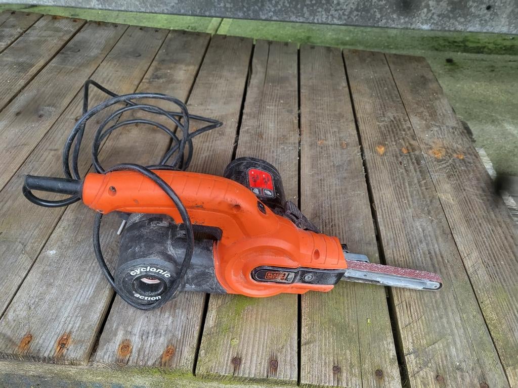 Powervijl naaldvijl elektrisch, Ophalen of Verzenden, Zo goed als nieuw, Minder dan 600 watt, Bandschuurmachine