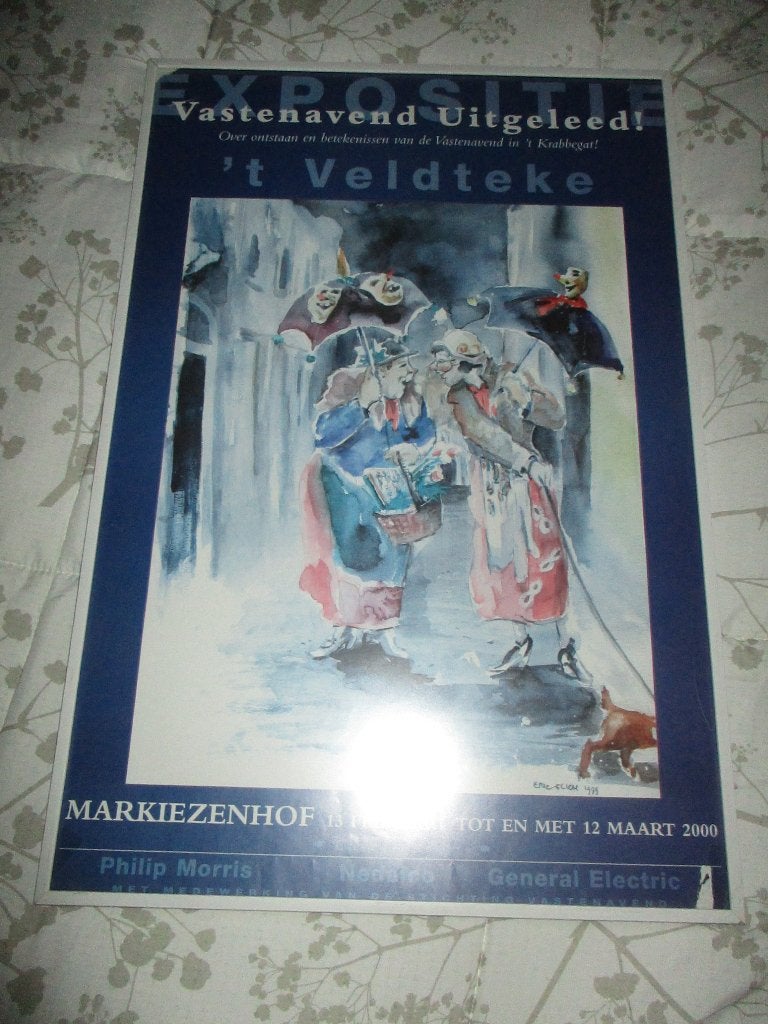 Vastenavend Posters in lijst ., Ophalen of Verzenden, A1 t/m A3