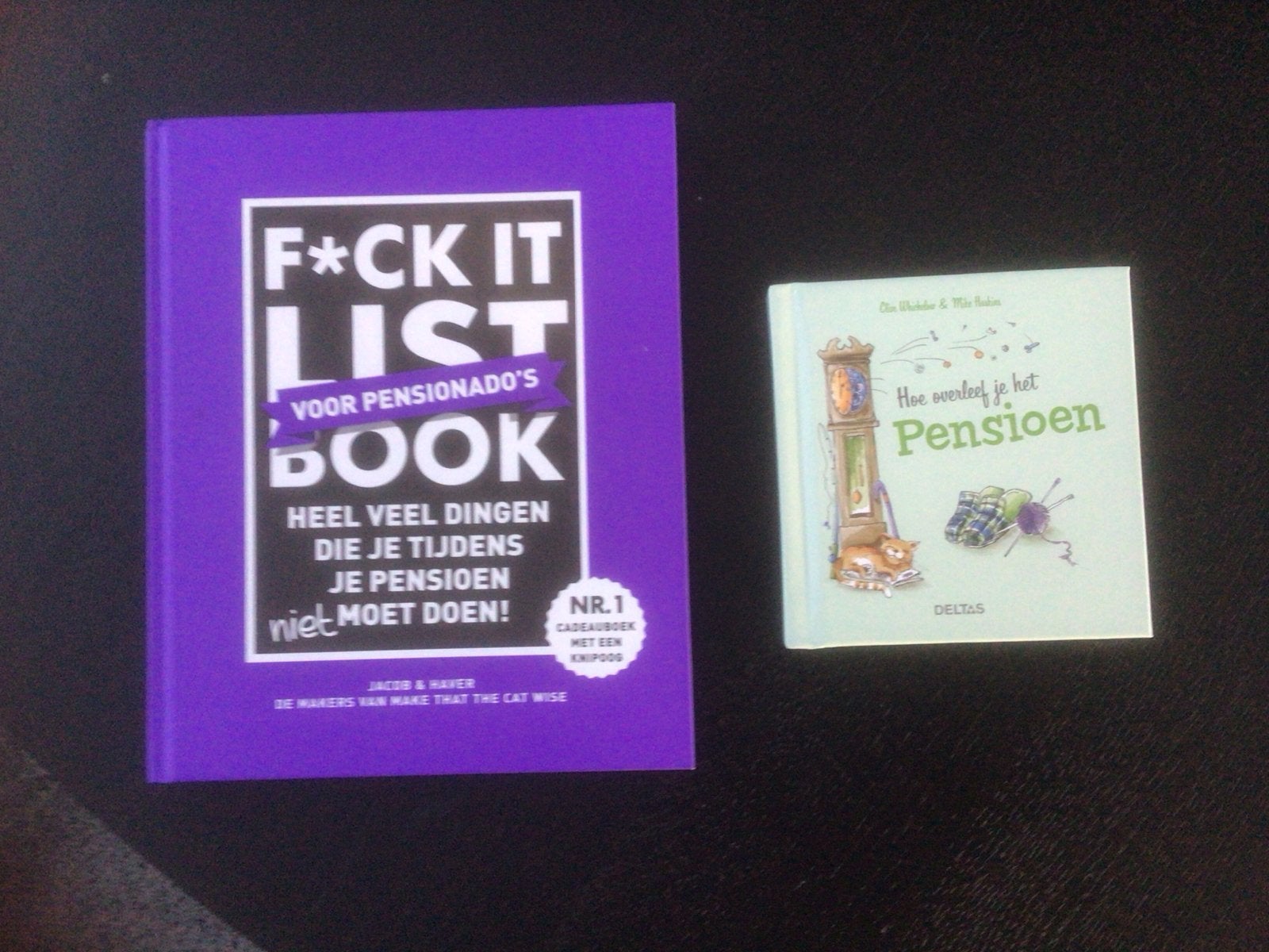 Grappige boekjes over pensioen - Zo goed als nieuw, Boeken, Ophalen, Zo goed als nieuw, Anekdotes en Observaties