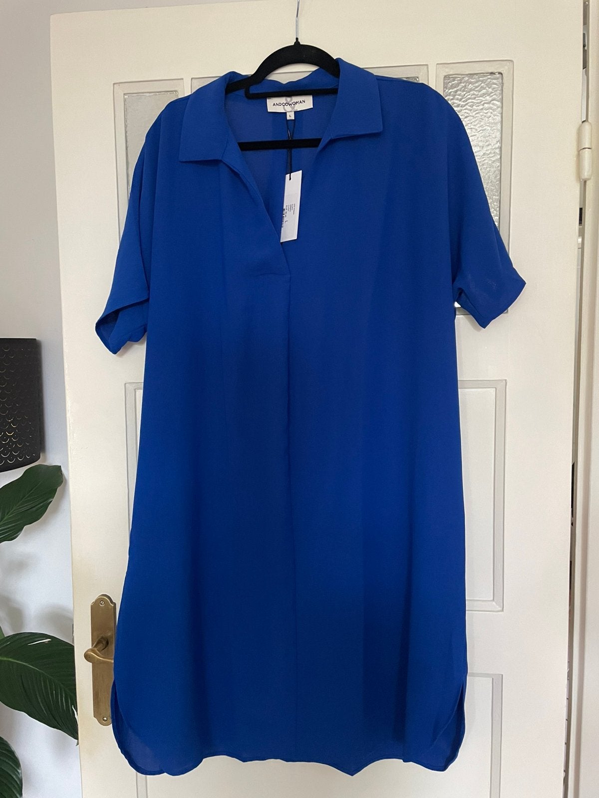 Jurkje Andcowomen nieuw, Kleding | Dames, Jurken, Blauw, Maat 42/44 (L), Nieuw, Ophalen of Verzenden