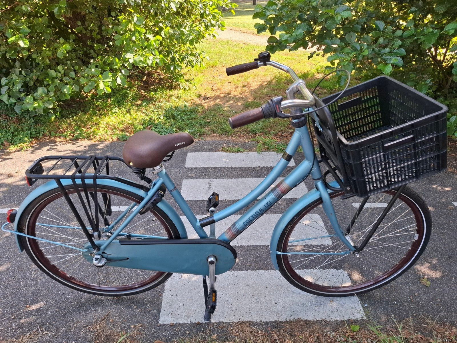 CORTINA U4 DAMESFIETS 50CM,28INCH, 3 VERSNELLINGEN, Fietsen en Brommers, Terugtraprem, Cortina U4 transportfiets, Versnellingen
