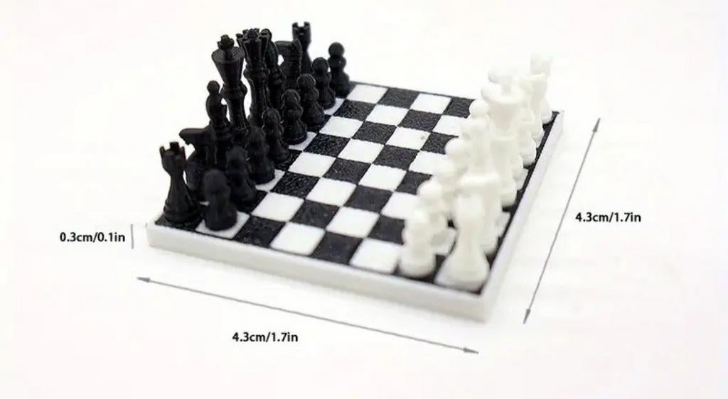 Miniatuur schaakspel, Ophalen of Verzenden, Nieuw