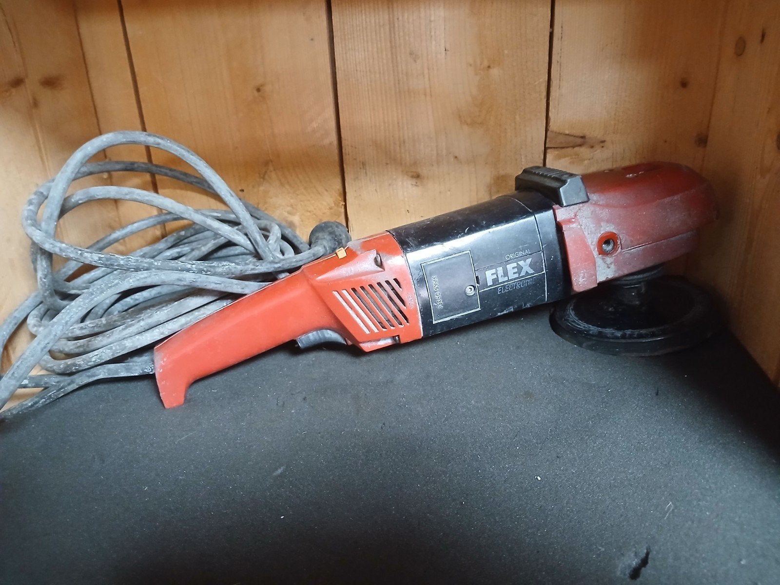 FLEX LK 602 VV polijstmachine - 1500W, Doe-het-zelf en Verbouw, Ophalen of Verzenden, Gebruikt, 1200 watt of meer, Overige typen