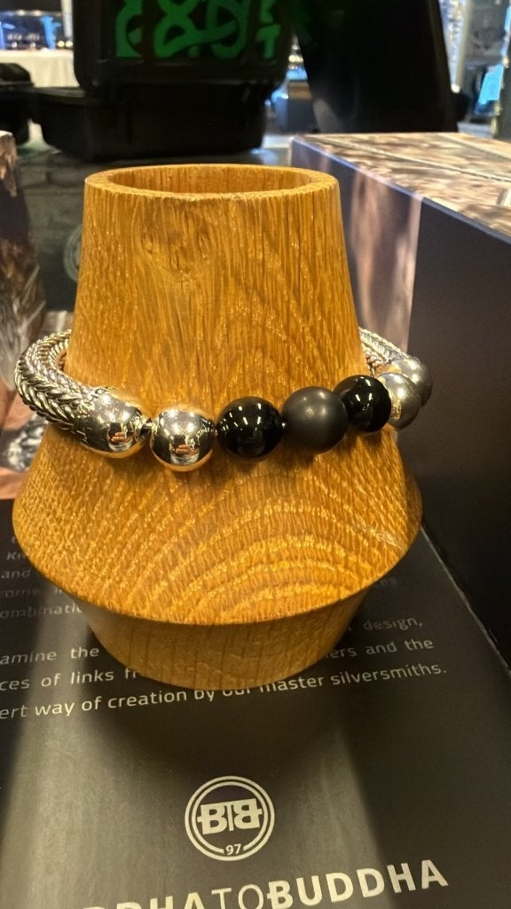 BUDDHA TO BUDDHA ARMBAND TYPE 632ON F ELLEN BEADS € 499,00, Ophalen of Verzenden, Nieuw, Zilver, Zilver