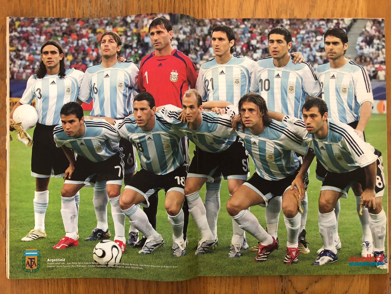 Mooie poster Argentinië/AFA/La Albiceleste WK 2006 - VI, Ophalen of Verzenden, Zo goed als nieuw, Buitenlandse clubs, Poster, Plaatje of Sticker