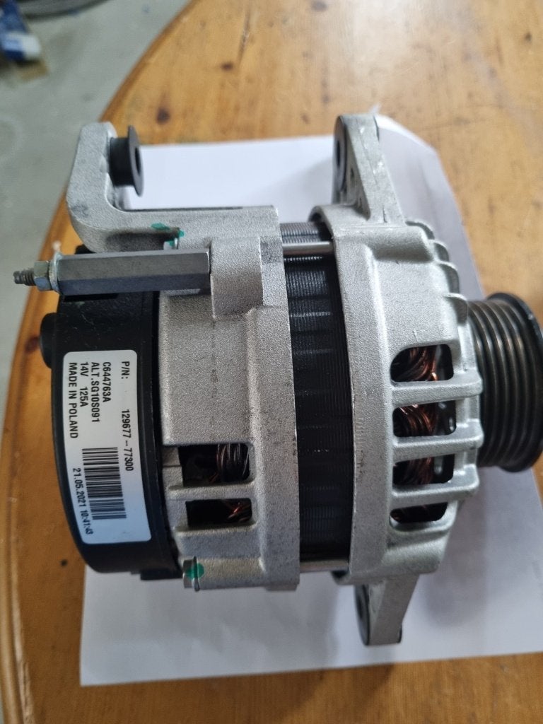 Dynamo Yanmar 125 A, Ophalen of Verzenden, Zo goed als nieuw, Motor en Techniek, Zeilboot of Motorboot