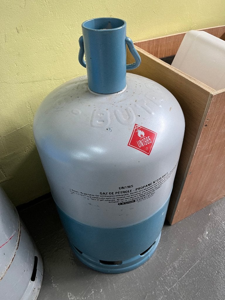 Franse gasfles 13 kg, Caravans en Kamperen, Ophalen, Zo goed als nieuw