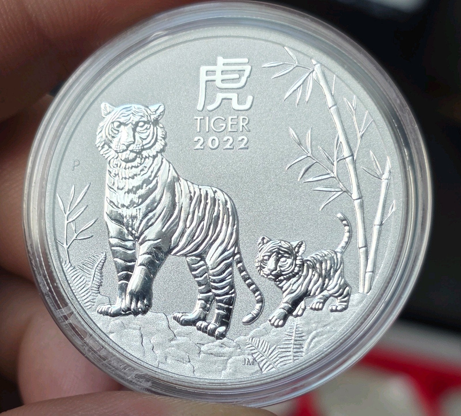 1oz 2022 Tijger Australië, Verzenden, Zilver