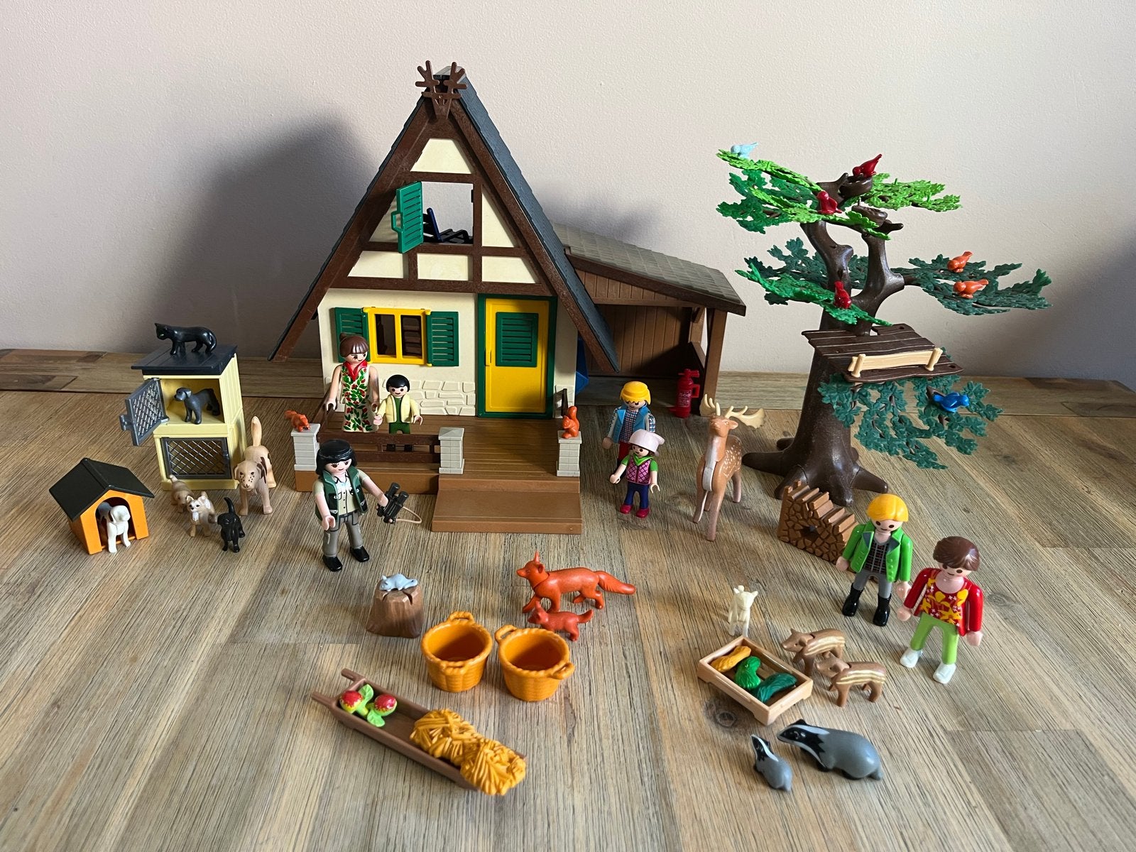 Playmobil Boswachtershuis met Dieren en Figuren, Ophalen of Verzenden, Gebruikt, Jongen of Meisje