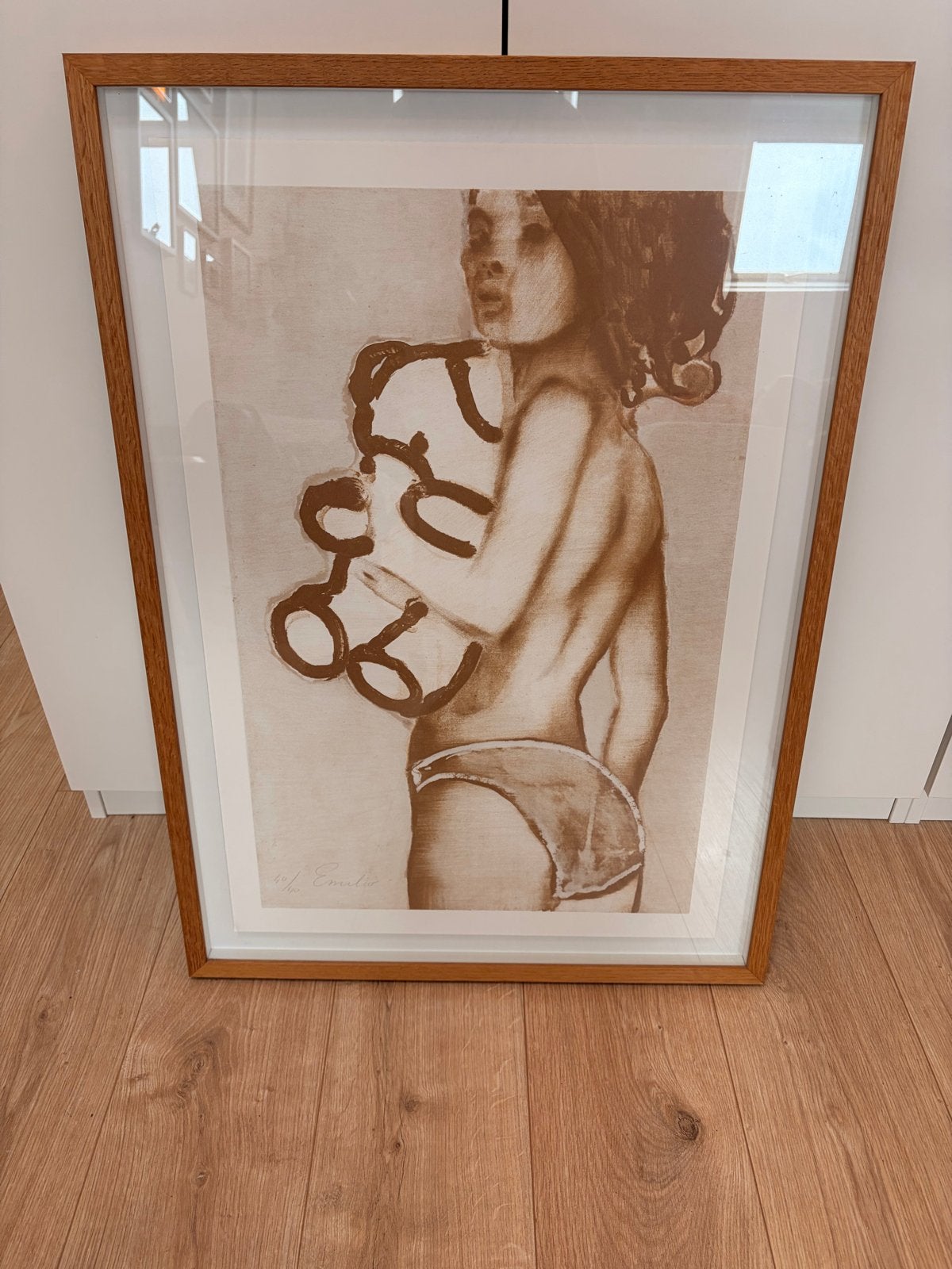 Emilio Kruithof - End of Innocence - Zeefdruk, Portret of Personen, Realistisch, Print, Papier