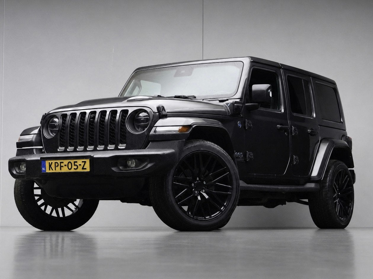 Jeep Wrangler Unlimited 4xe 380 Rubicon (APPEL CARPLAY,HARDT, Auto's, Jeep, Automaat, 4 cilinders, Cabriolet, 23 km/l