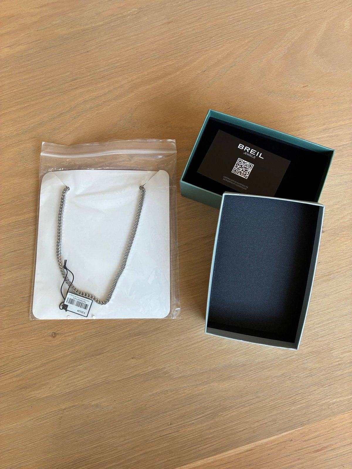 Breil ketting - Zilverkleurig TJ2139, Ophalen of Verzenden, Nieuw, Zilver, Overige materialen