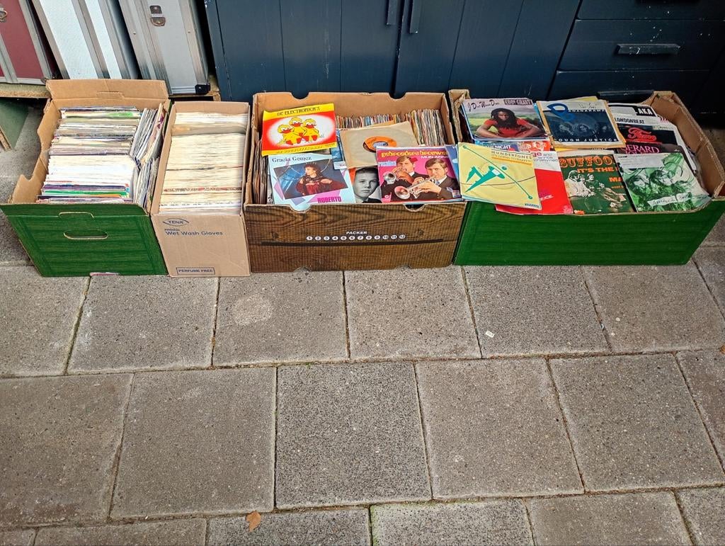 Vinyl singeltjes, Ophalen, Gebruikt, Alle leeftijden, Overige typen
