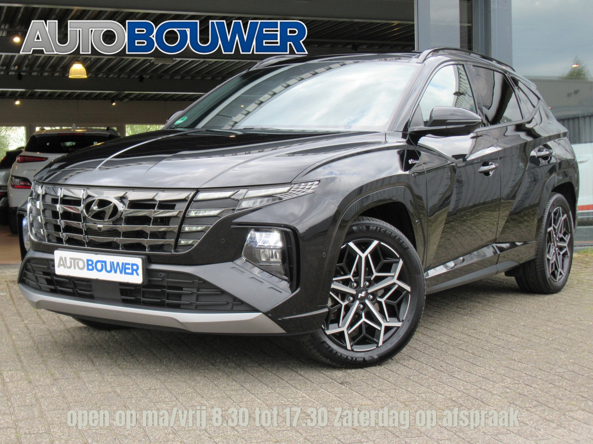 Hyundai Tucson 1.6 T-GDI PHEV 265 PK Premium N Line Sky 4WD, Auto's, Automaat, Gebruikt, 4 cilinders, Zwart