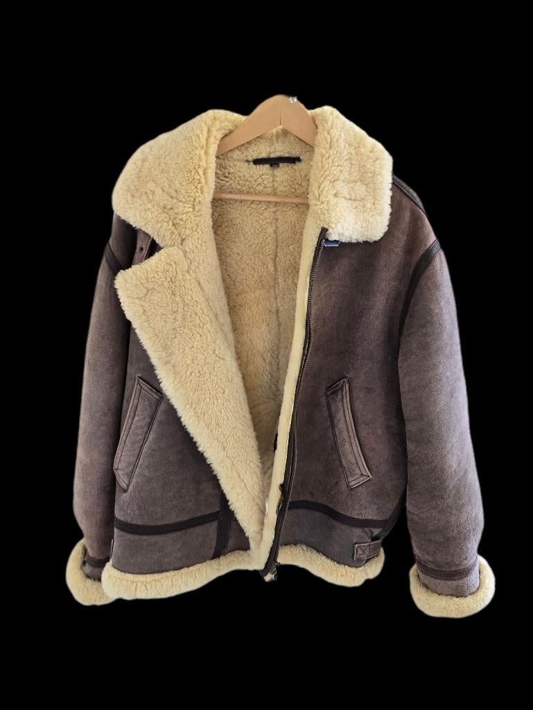Grote collectie lammy jassen - pilotenjas - bomberjacket, Maat 52/54 (L), Ophalen of Verzenden, Gedragen, Onbekend