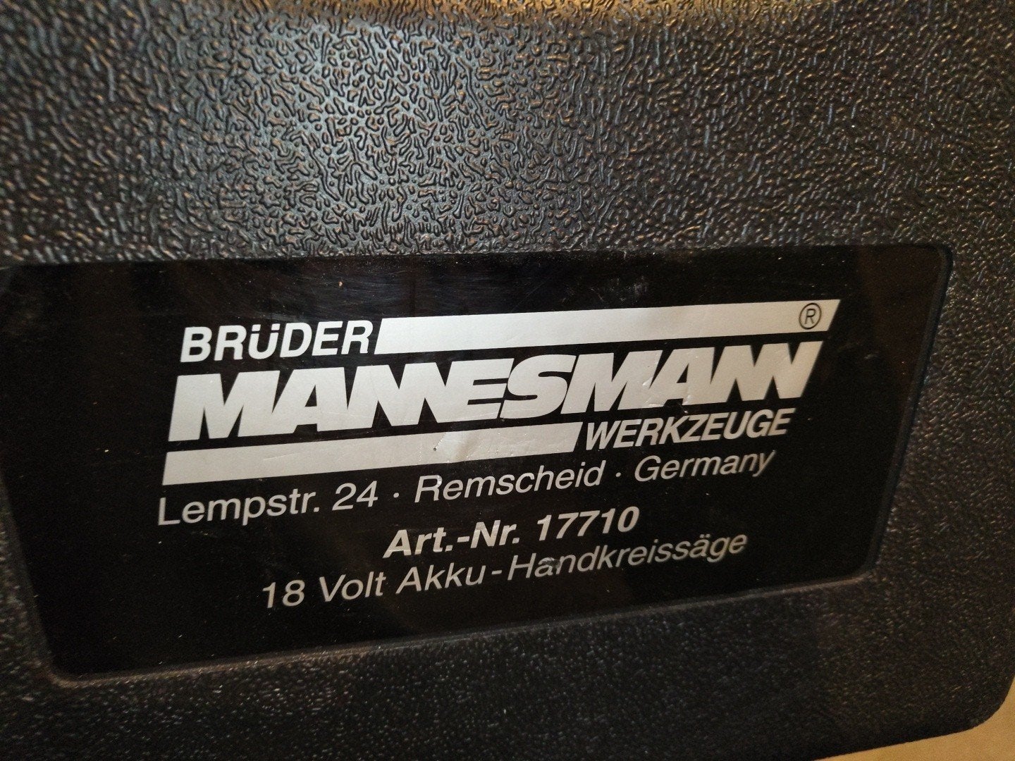 Foto 2 van Brüder Mannesmann 18V Accu-Handcirkelzaag