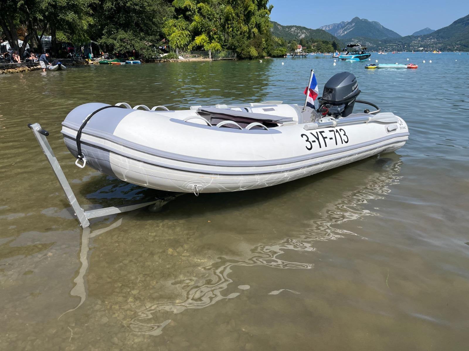 Zodiac Cadet Alu 350 – zeer nette staat – compleet, Watersport en Boten, Rubberboten, Ophalen, Aluminium, 20 pk, Zodiac