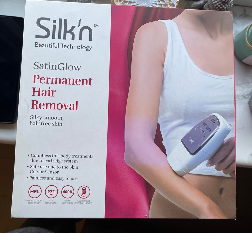 Silk'n SatinGlow Permanent Hair Removal Laser Ontharing, Ophalen of Verzenden, Nieuw, Overige typen